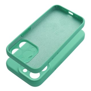 Futerał do iPhone 16 Silicone 2mm (camera protection) miętowy