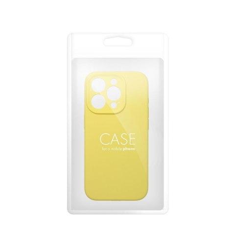 Futerał do iPhone 16 Silicone 2mm zgodny z MagSafe żółty