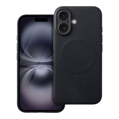 Futerał do iPhone 16 Silicone Mag Cover zgodny z MagSafe czarny