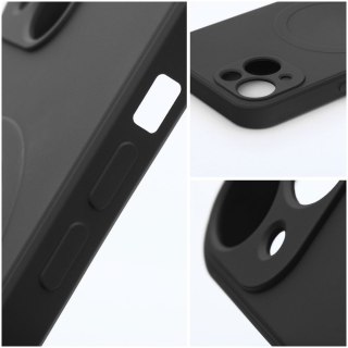 Futerał do iPhone 16 Silicone Mag Cover zgodny z MagSafe czarny