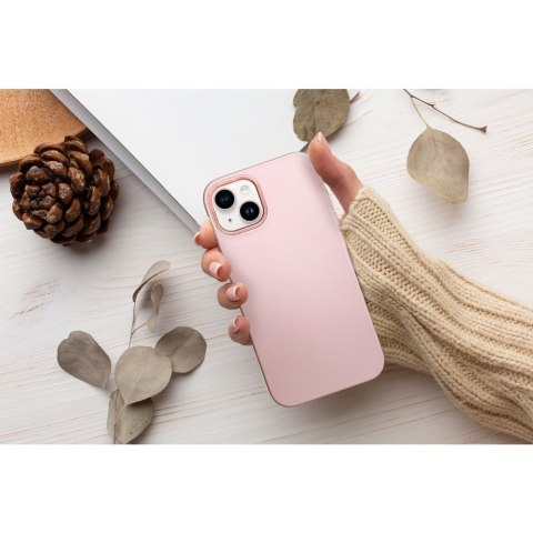 Etui na iPhone 16e (SE 4 2025) / 17e Frame pudrowy róż