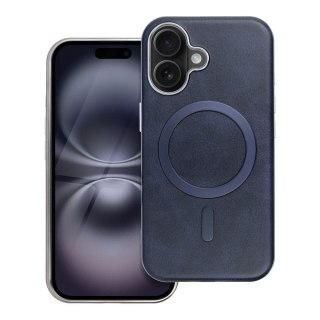 Futerał do iPhone 16e (SE 4 2025) / 17e Gentleman Mag Cover zgodny z MagSafe granatowy