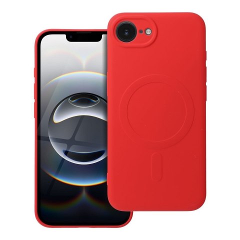 Futerał do iPhone 16e (SE 4 2025) / 17e Silicone Mag Cover zgodny z MagSafe czerwony