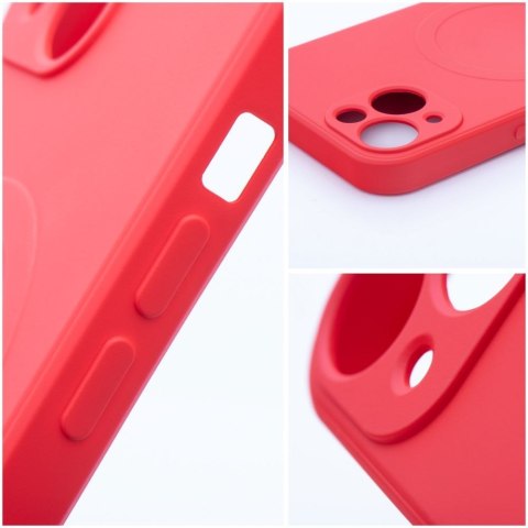 Futerał do iPhone 16e (SE 4 2025) / 17e Silicone Mag Cover zgodny z MagSafe czerwony