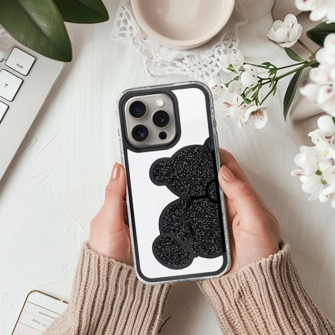 Futerał do iPhone 16e (SE 4 2025) / 17e Teddy Bear czarny