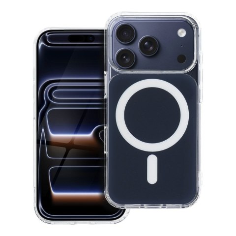Futerał do iPhone 16e (SE4 2025) / 17e Clear Fusion Mag Cover zgodny z MagSafe granatowy