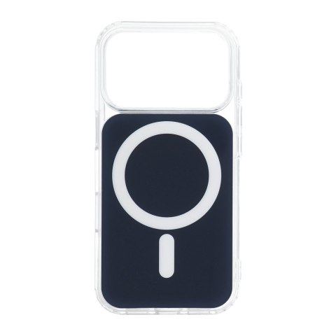 Futerał do iPhone 16e (SE4 2025) / 17e Clear Fusion Mag Cover zgodny z MagSafe granatowy