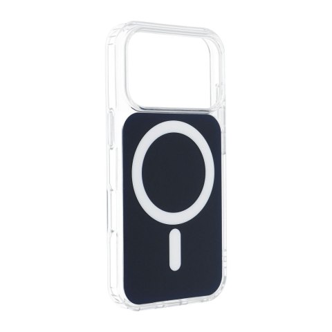 Futerał do iPhone 16e (SE4 2025) / 17e Clear Fusion Mag Cover zgodny z MagSafe granatowy