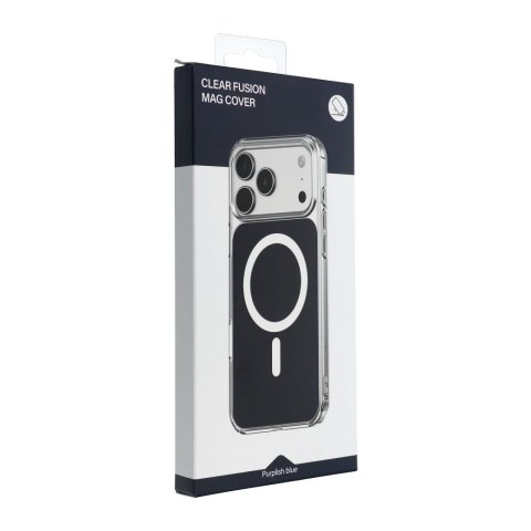 Futerał do iPhone 16e (SE4 2025) / 17e Clear Fusion Mag Cover zgodny z MagSafe granatowy