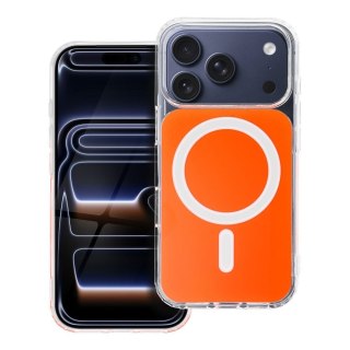 Etui na iPhone 16e (SE4 2025) / 17e Clear Fusion Mag Cover zgodne z MagSafe hermes orange