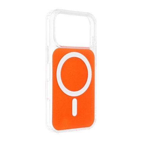 Etui na iPhone 16e (SE4 2025) / 17e Clear Fusion Mag Cover zgodne z MagSafe hermes orange