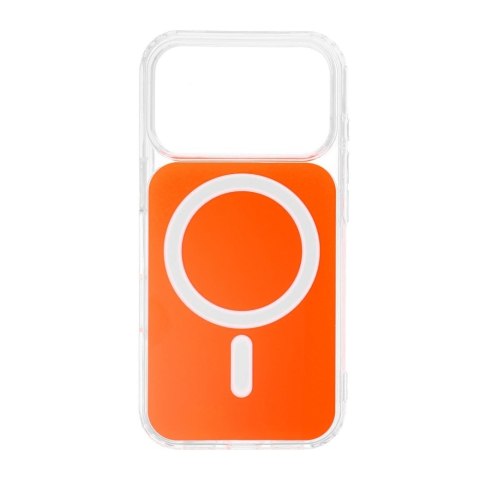 Etui na iPhone 16e (SE4 2025) / 17e Clear Fusion Mag Cover zgodne z MagSafe hermes orange