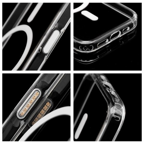 Futerał do iPhone 17 Clear Mag Cover Elite (STR / NIEŻÓŁKNĄCY / CAMERA CONTROL BUTTON) zgodny z MagSafe transparentny