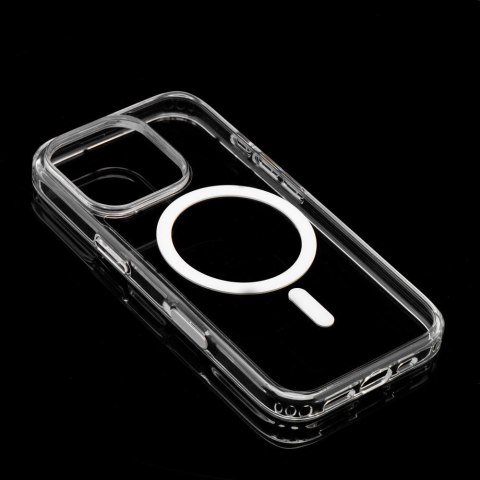 Futerał do iPhone 17 Clear Mag Cover Elite (STR / NIEŻÓŁKNĄCY / CAMERA CONTROL BUTTON) zgodny z MagSafe transparentny
