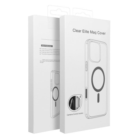 Futerał do iPhone 17 Clear Mag Cover Elite (STR / NIEŻÓŁKNĄCY / CAMERA CONTROL BUTTON) zgodny z MagSafe transparentny