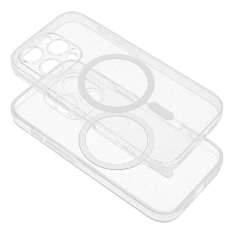 Futerał do iPhone 17 Clear Mag Cover (STR / CAMERA PROTECTION) zgodny z MagSafe transparentny glitter