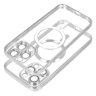 Futerał do iPhone 17 Electro Mag Cover zgodny z MagSafe srebrny