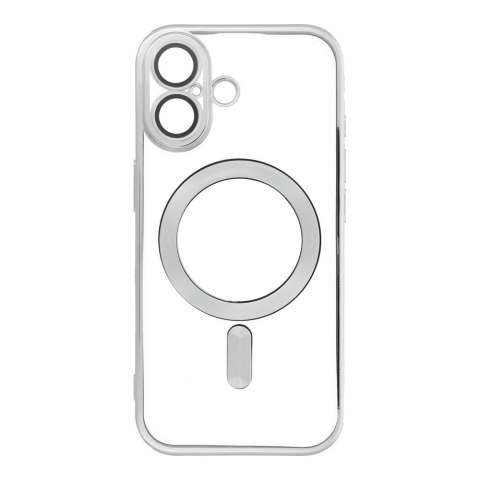 Futerał do iPhone 17 Electro Mag Cover zgodny z MagSafe srebrny