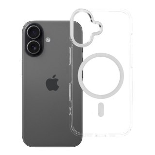 Futerał do iPhone 17 Frame Clear Hybrid Mag Cover zgodny z MagSafe transparentny