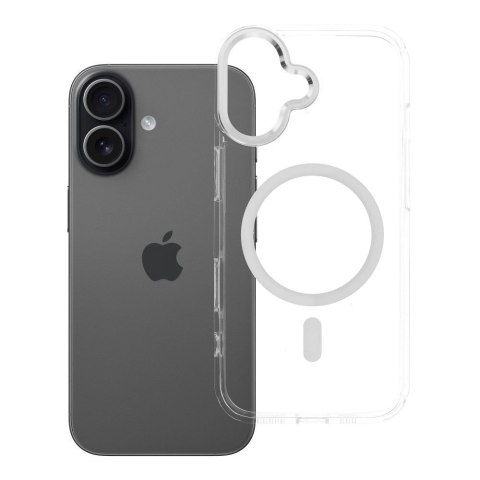 Futerał do iPhone 17 Frame Clear Hybrid Mag Cover zgodny z MagSafe transparentny