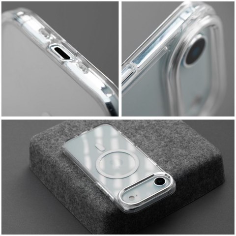 Futerał do iPhone 17 Frame Clear Hybrid Mag Cover zgodny z MagSafe transparentny
