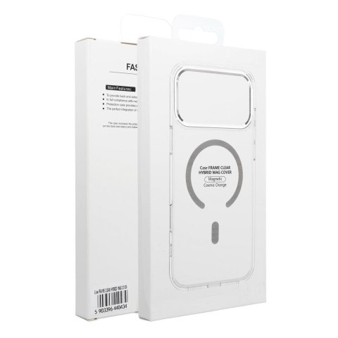 Futerał do iPhone 17 Frame Clear Hybrid Mag Cover zgodny z MagSafe transparentny