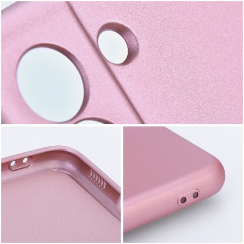 Futerał do iPhone 17 Metallic różowy