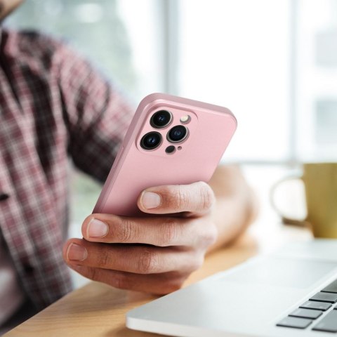 Futerał do iPhone 17 Metallic różowy