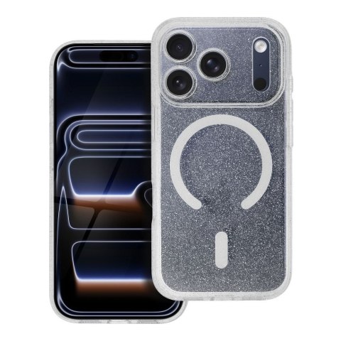 Etui na iPhone 17 PRO Clear Mag Cover (Str / Camera Protection) zgodne z MagSafe transparentne glitter