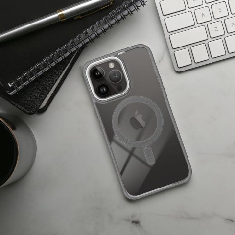 Futerał do iPhone 17 PRO Color Edge Mag Cover zgodny z MagSafe tytanowy szary
