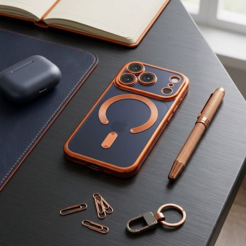 Futerał do iPhone 17 PRO Electro Mag Cover zgodny z MagSafe orange