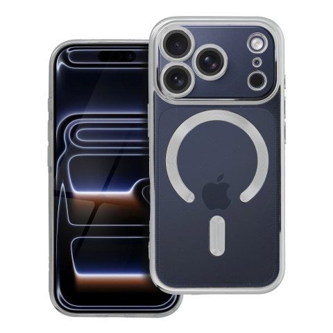 Etui na iPhone 17 PRO Electro Mag Cover zgodne z MagSafe srebrne