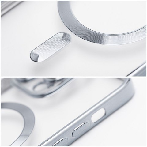 Etui na iPhone 17 PRO Electro Mag Cover zgodne z MagSafe srebrne