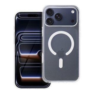 Etui na iPhone 17 PRO MAX Clear Mag Cover Elite (Str / NIEŻÓŁKNĄCY / Camera Control Button) zgodne z MagSafe transparentne