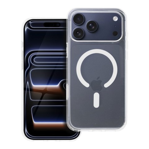 Etui na iPhone 17 PRO MAX Clear Mag Cover Elite (Str / NIEŻÓŁKNĄCY / Camera Control Button) zgodne z MagSafe transparentne