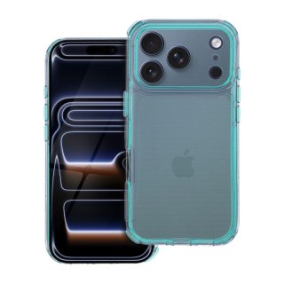Futerał do iPhone 17 PRO Matrix Clear miętowy