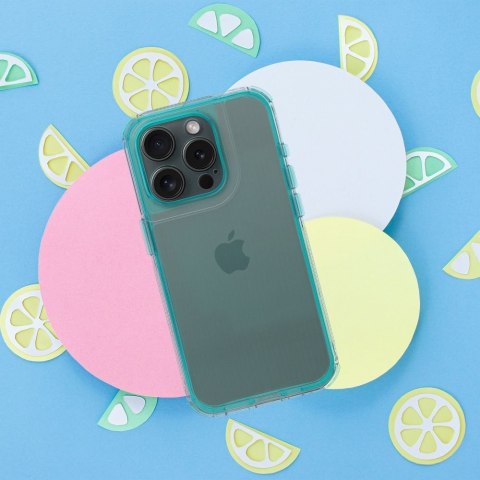 Futerał do iPhone 17 PRO Matrix Clear miętowy