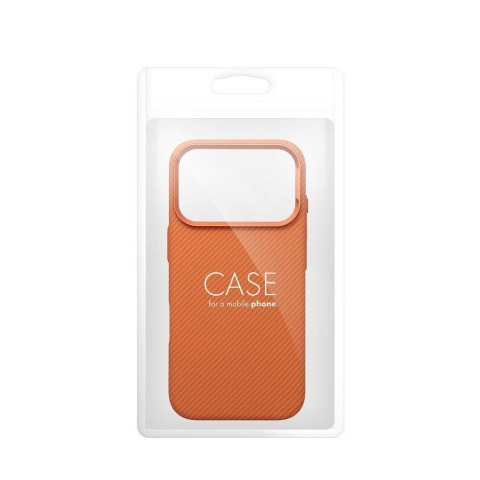 Futerał do iPhone 17 PRO MAX Kevlar zgodny z MagSafe pomarańczowy