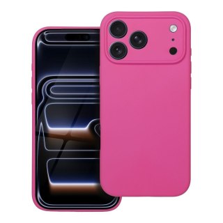 Futerał do iPhone 17 PRO MAX Silicone 2mm zgodny z MagSafe różowy