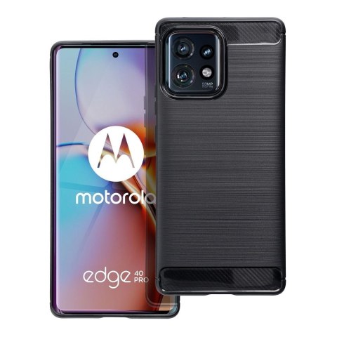 Futerał do Motorola EDGE 40 PRO Carbon czarny
