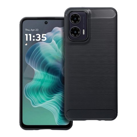 Futerał do Motorola G35 5G Carbon czarny