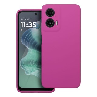 Futerał do Motorola G35 5G Silicone 2mm różowy