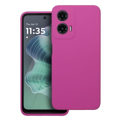 Futerał do Motorola G35 5G Silicone 2mm różowy