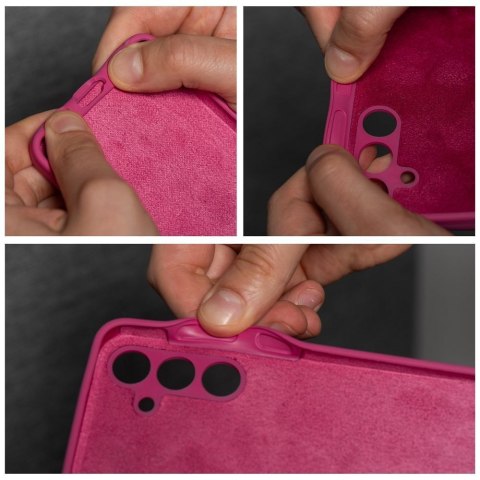 Futerał do Motorola G35 5G Silicone 2mm różowy