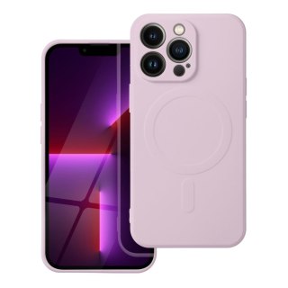 Futerał do iPhone 17 Silicone Mag Cover zgodny z MagSafe różowy
