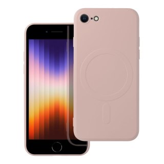 Futerał do iPhone 7 / 8 / SE 2020 / SE 2022 Silicone Mag Cover zgodny z MagSafe różowy