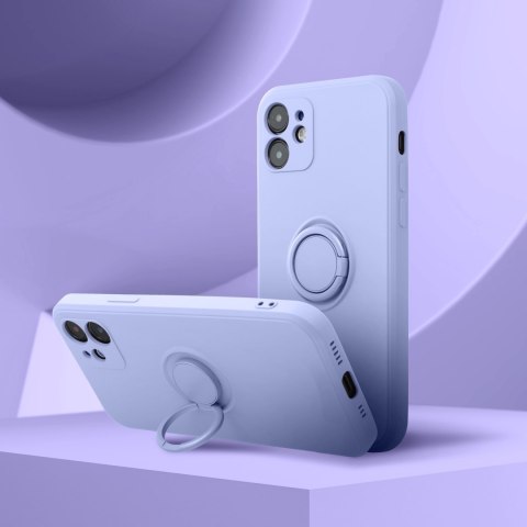 Futerał do iPhone 7 / 8 / SE 2020 / SE 2022 Silicone Ring fioletowy