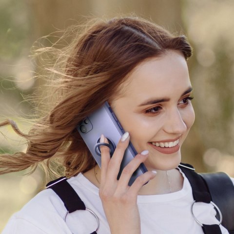 Futerał do iPhone 7 / 8 / SE 2020 / SE 2022 Silicone Ring fioletowy