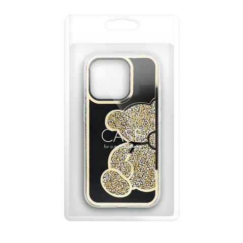 Futerał do iPhone 7 / 8 / SE 2020 / SE 2022 Teddy Bear złoty