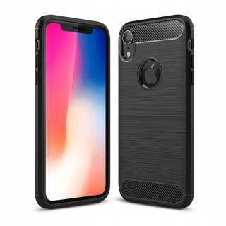 Futerał do iPhone XR Carbon czarny